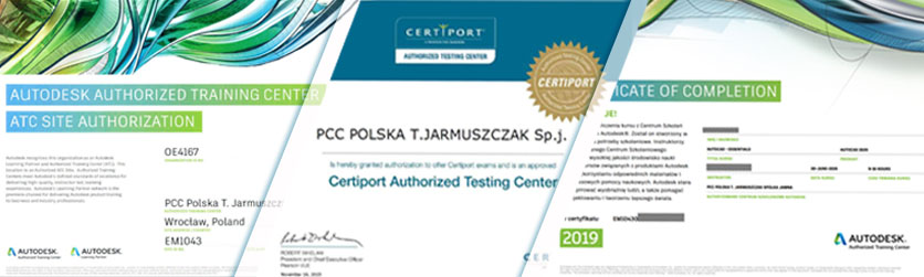 szkolenia cad i 3D certyfikat ATC