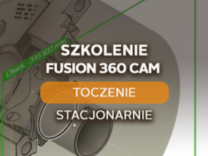 Fusion 360 CAM – Toczenie 2D - podstawowy - stacjonarnie