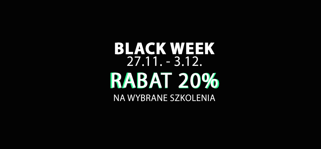 Black week promocje 205 rabatu