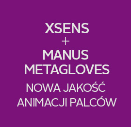 Webinar: Xsens + Manus Metagloves – nowa jakość animacji palców